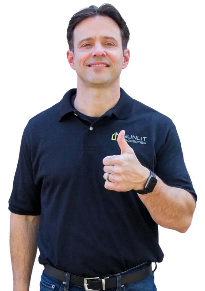 Brad giving a thumbs up